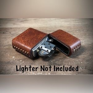 Genuine Leather Case for Zippo Lighter Standard Size (Made in USA 🇺🇸)
